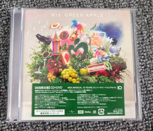 新品未開封 Mrs. GREEN APPLE 10 初回限定盤 CD+DVD - メルカリ