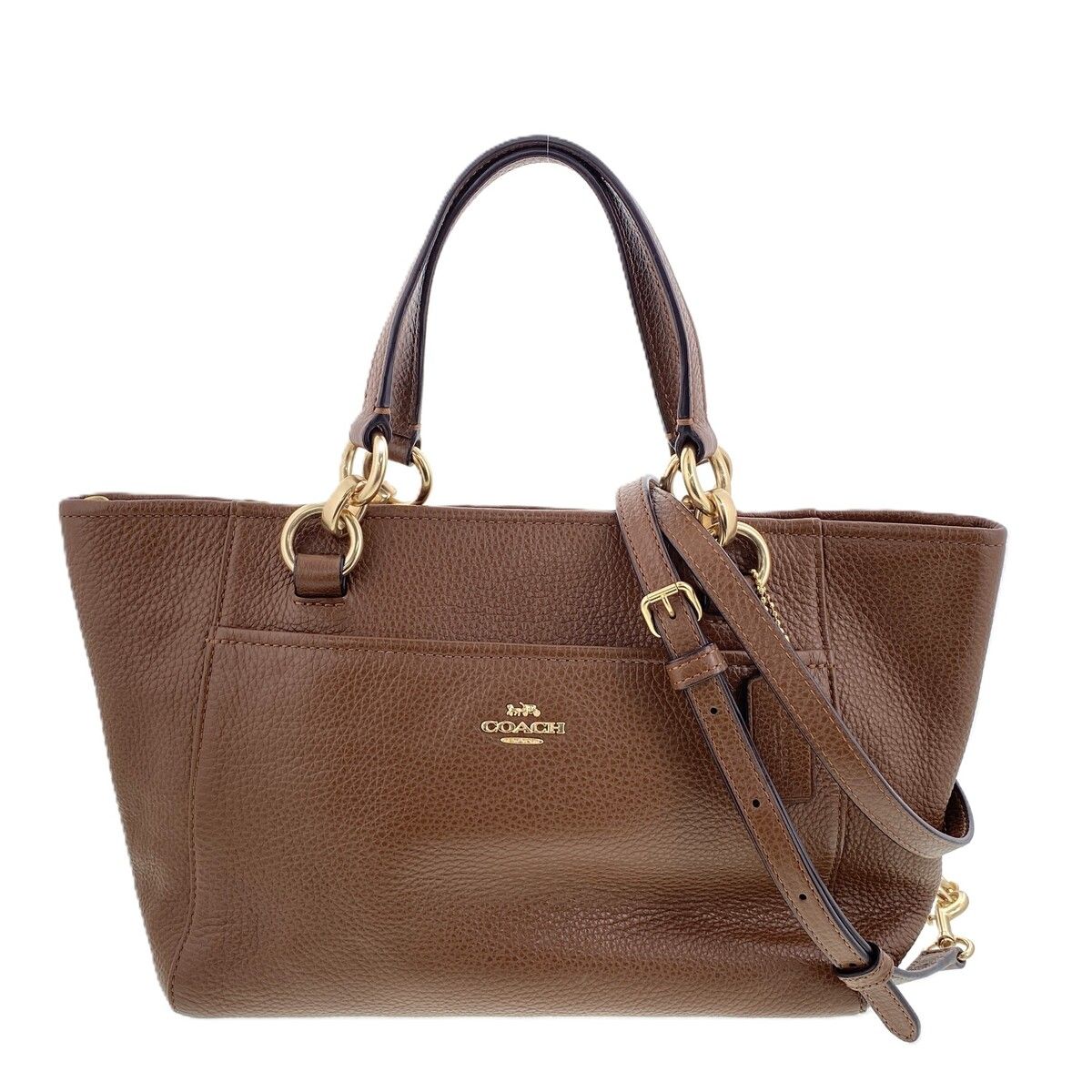 バッグ COACH コーチ 2WAY レザー トートバッグ 35030 レディース ブラウン