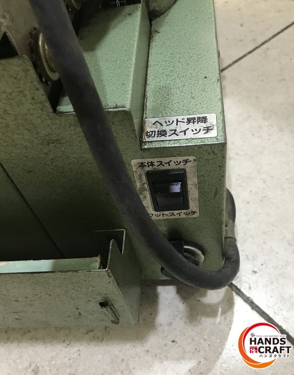 ◇【引取限定】【ジャンク扱い】日立 PF60F2 超仕上げカンナ盤 フット 