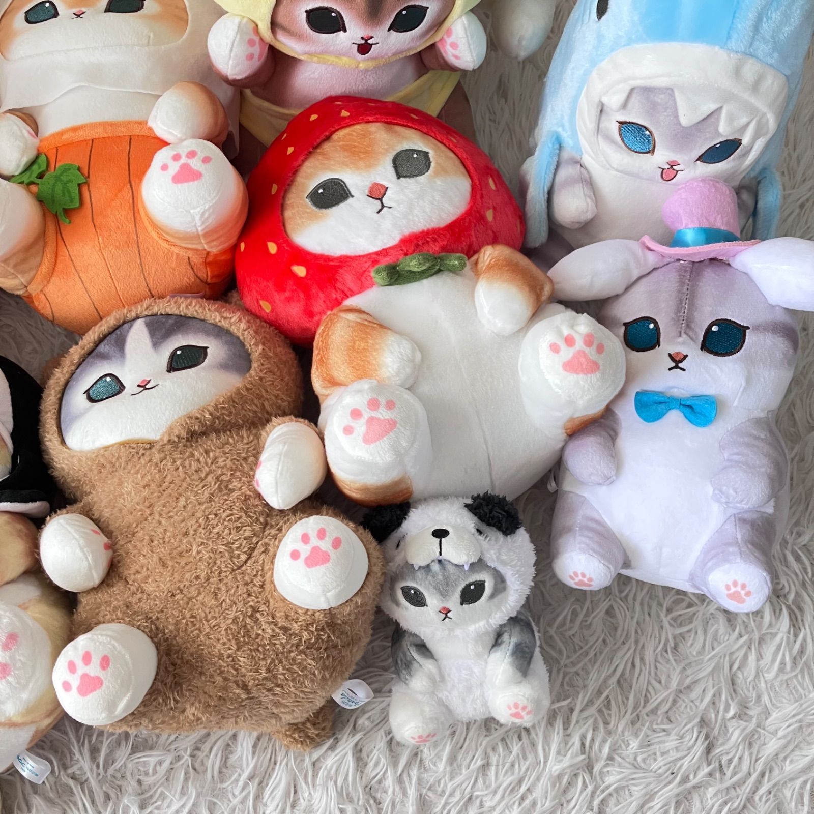 美品 mofusand モフサンド ぬいぐるみ 大量まとめ売り 15点セット サメ