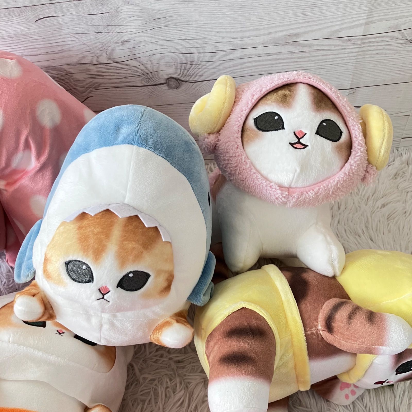 美品 mofusand モフサンド ぬいぐるみ 大量まとめ売り 15点セット サメ