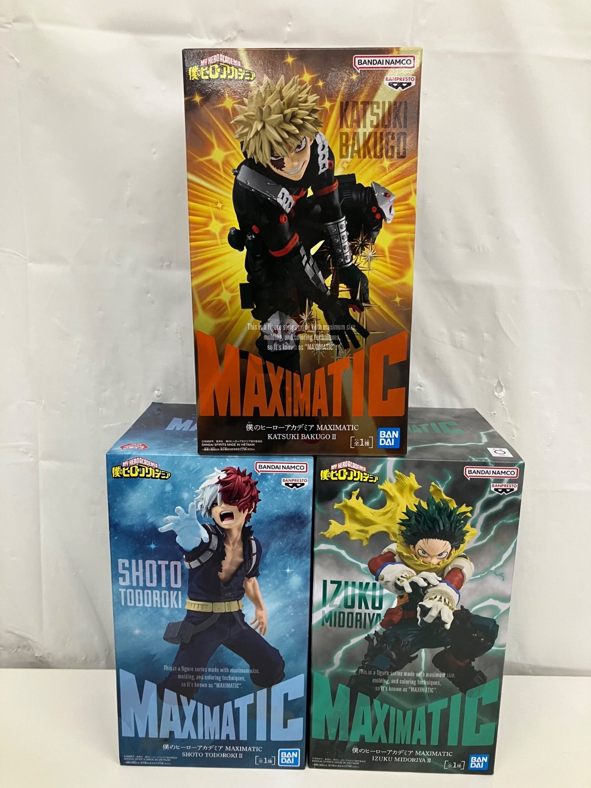 未開封 僕のヒーローアカデミア MAXIMATIC KATSUKI BAKUGO Ⅱ 他 各種 