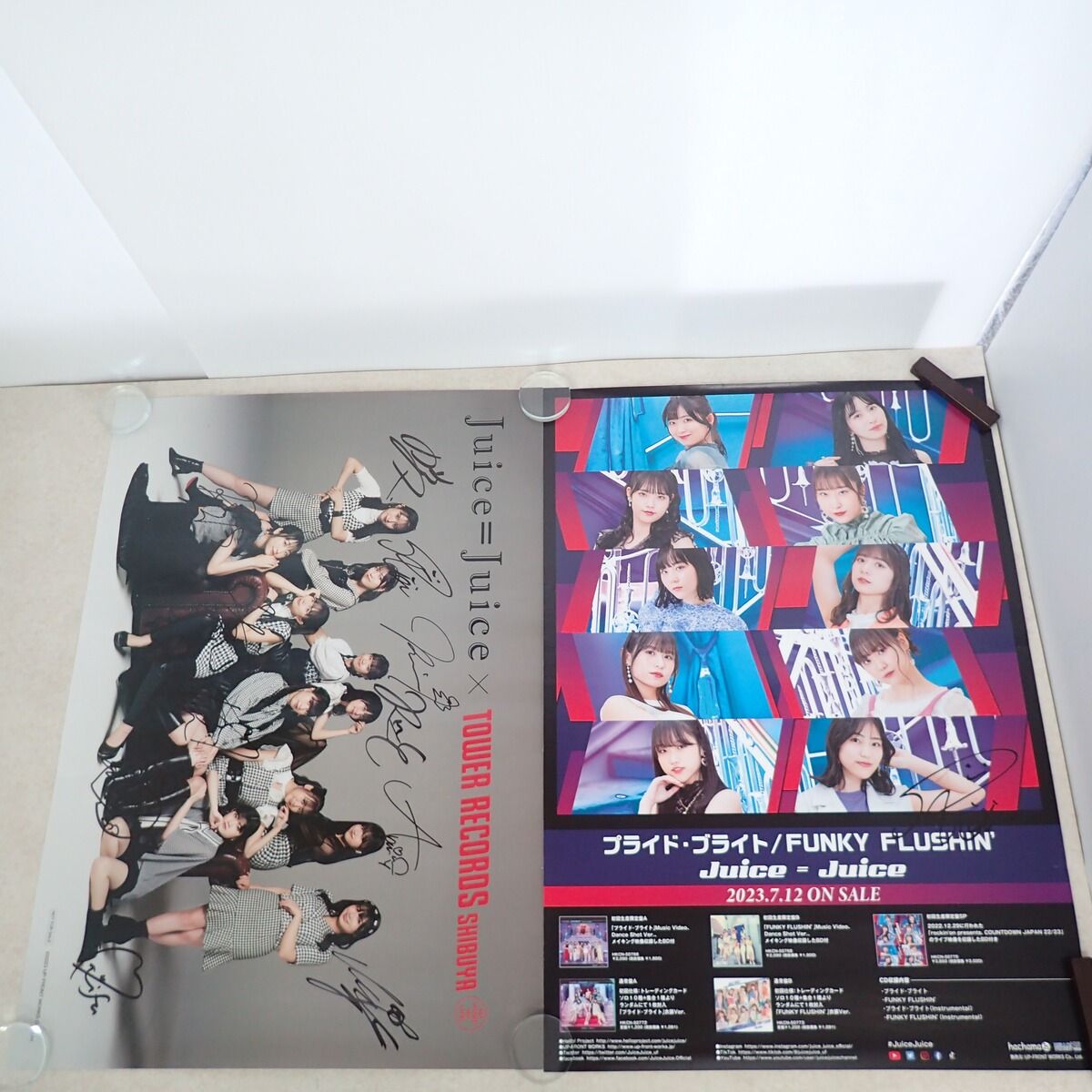 ハロプロ Juice＝Juice 直筆サイン入りポスター 2点セット【IO - メルカリ