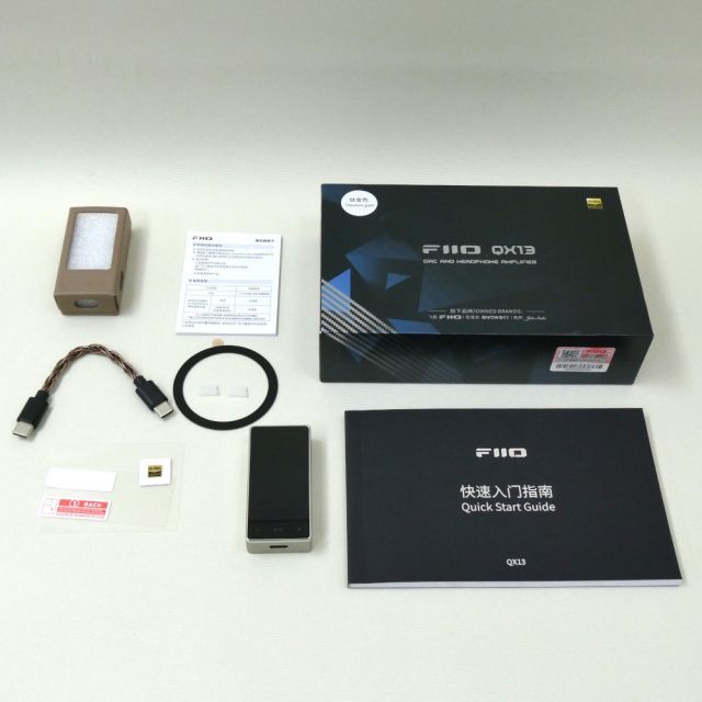 《アウトレット品》 FIIO ポータブル ヘッドホンアンプ QX13 ブラック (FIO-QX13-B)