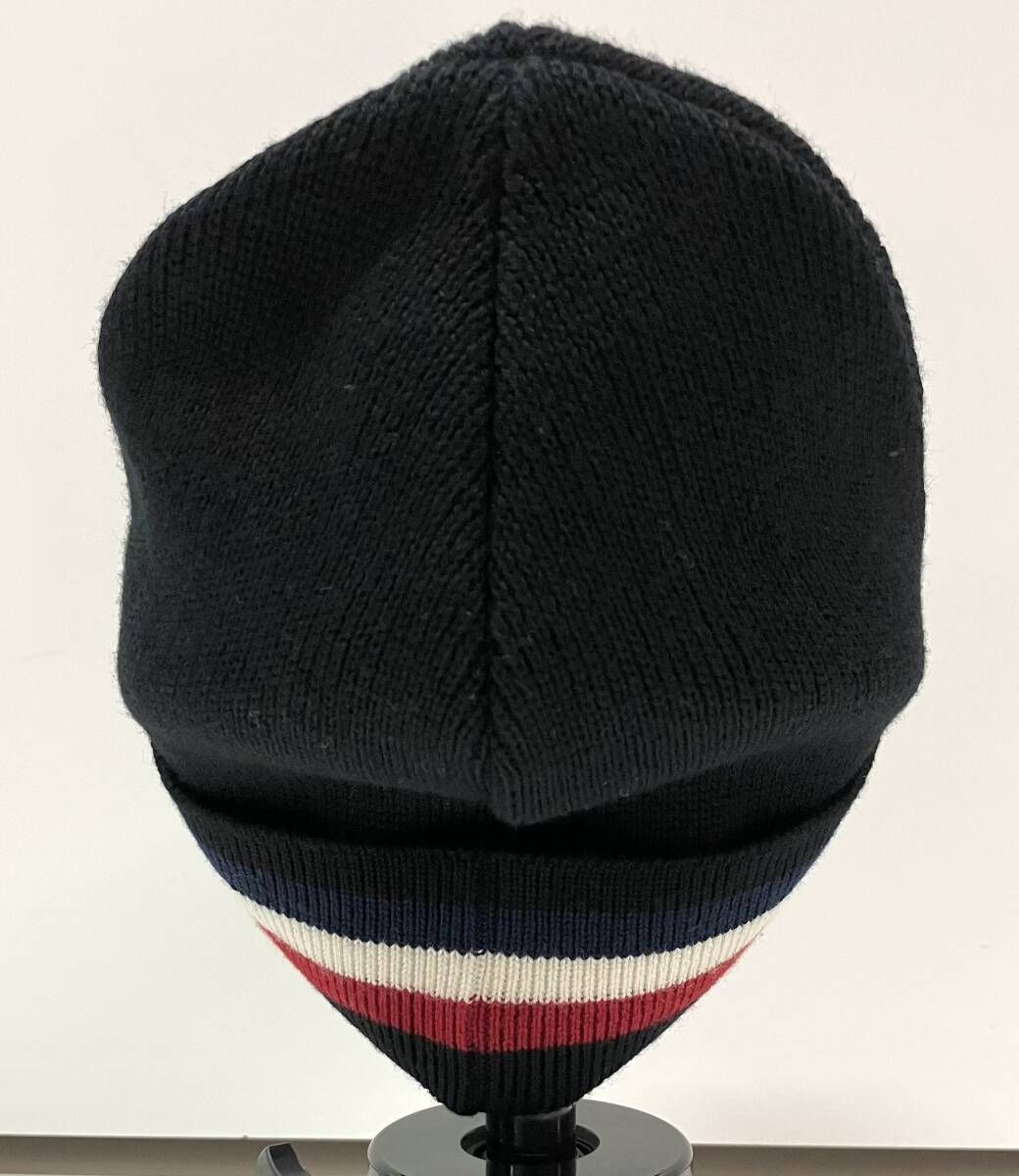 【MONCLER】ブラック ニット帽 BERRETTO MONCLER モンクレール BERRETTO ニット帽 G20913B00028 羊毛100% ロゴ