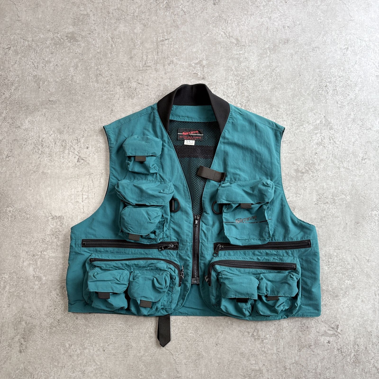 SIMMS フィッシングベスト XL カーキ SIMMSシムス：サイズ｜Casket カスケット｜トラウト、バス、ソルト