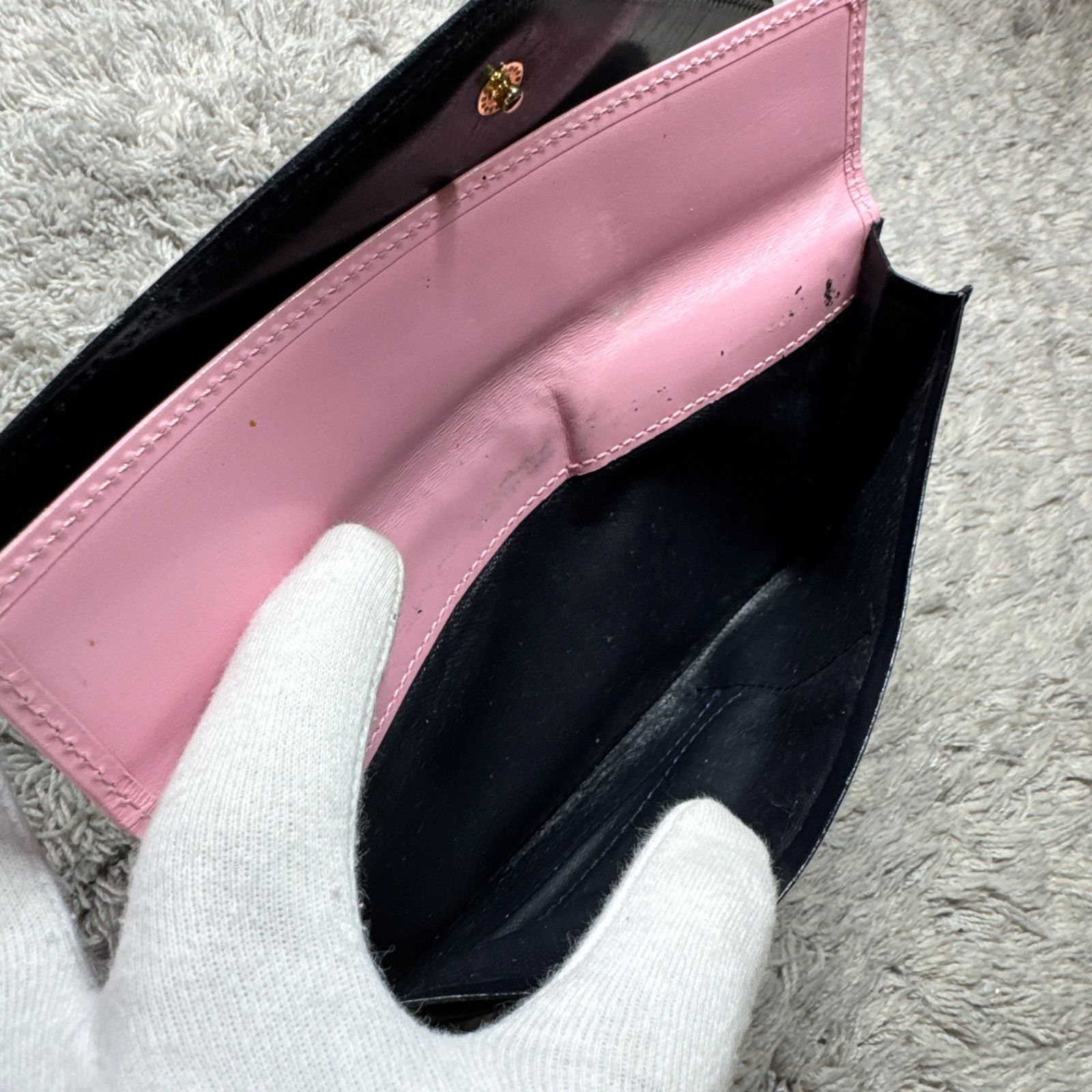 Kitamura キタムラ 長財布 レザー ネイビー - メルカリ