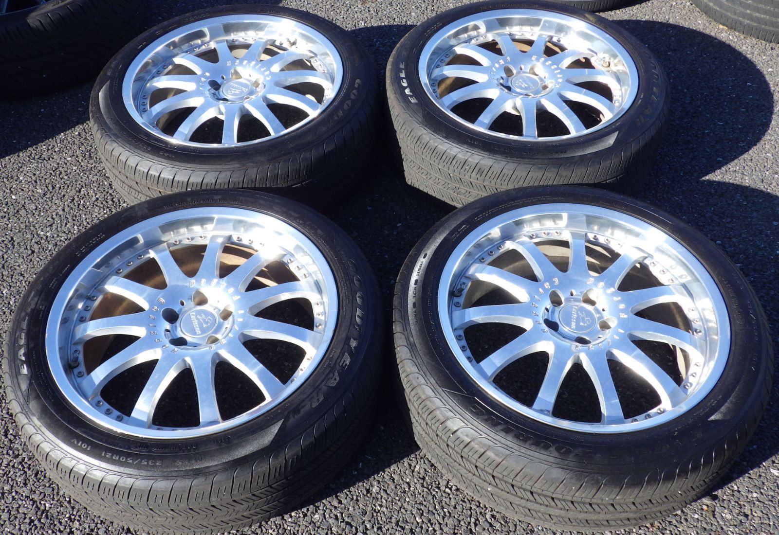 (D1681)AWタイヤ★LEXUS RX(AGL20)■carlson FORGED CR1/11／GOOD YEAR EAGLE TOURING【235/50Ｒ21】