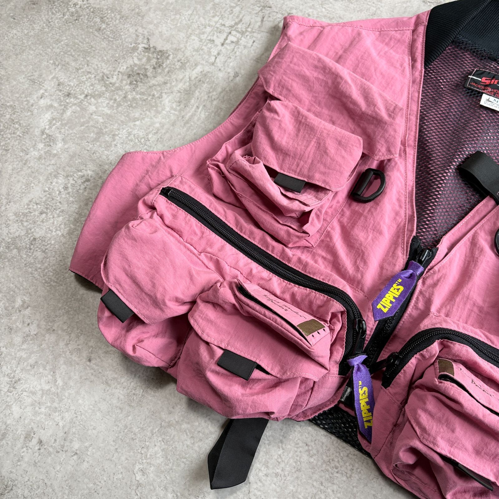SIMMS シムス フィッシングベスト USA製 レディースL 80s USA製 SIMMS Fishing Vest 【 pink 】 シムス フィッシングベスト