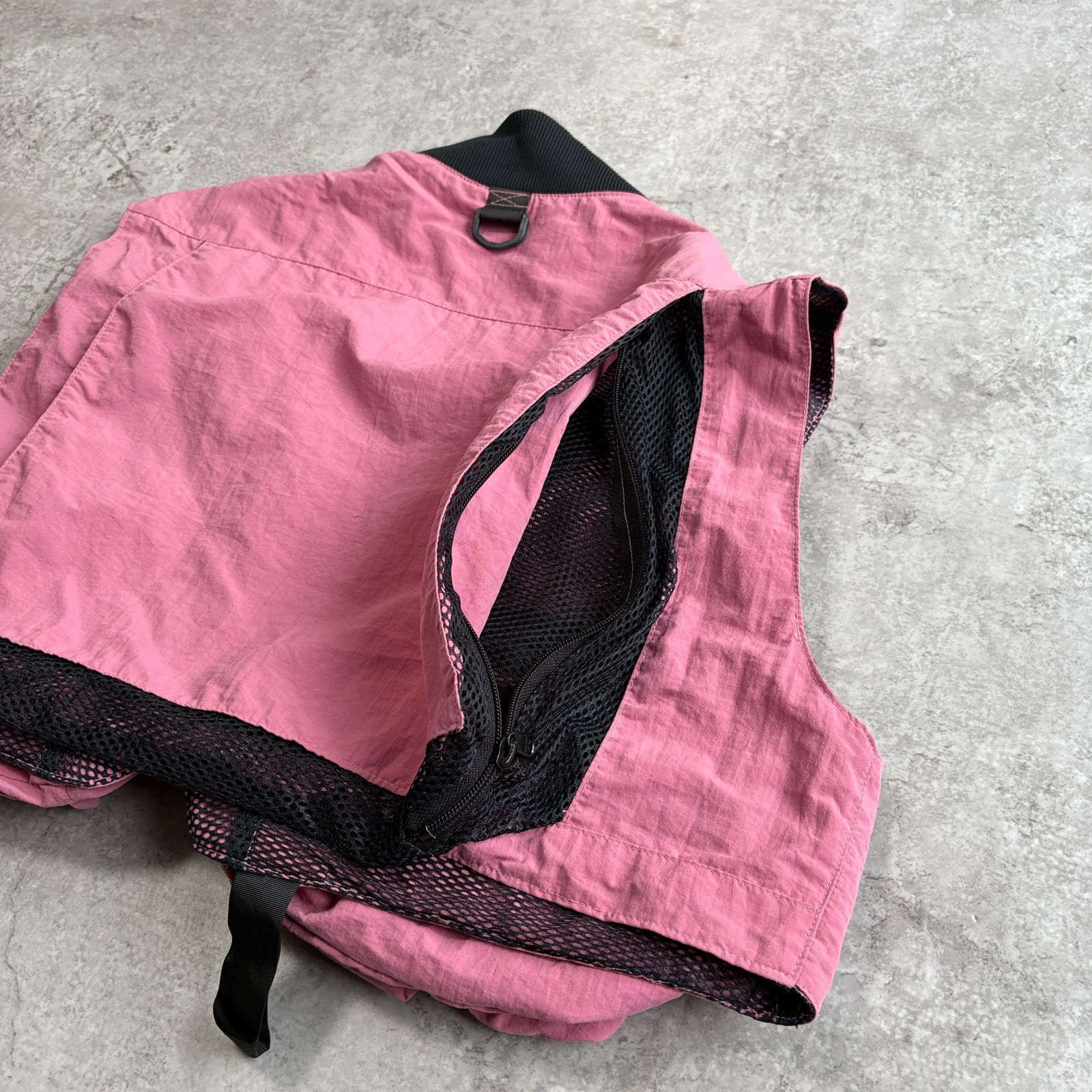 80s USA製 SIMMS Fishing Vest 【 pink 】 シムス フィッシングベスト