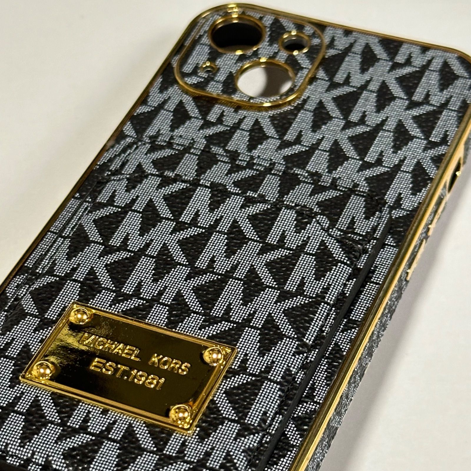 マイケルコース iPhone13/12 モノグラム ケース 新品 - メルカリ