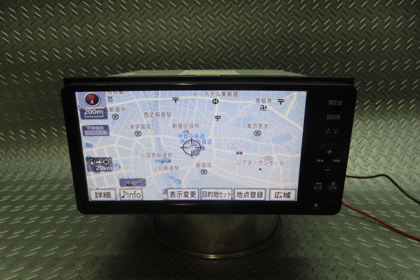 完動品保証付☆W7067/トヨタ純正 メモリーナビ NSZT-W61G TV地 