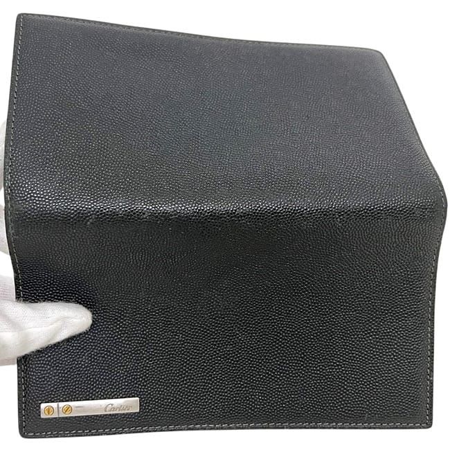 カルティエ 手帳カバー ブラック 黒 サントス ドゥカルティエ 美品 