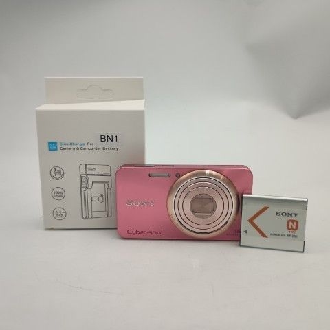 SONY Cyber Shot DSC-W570 Pink コンパクトデジタルカメラ 新品充電器 
