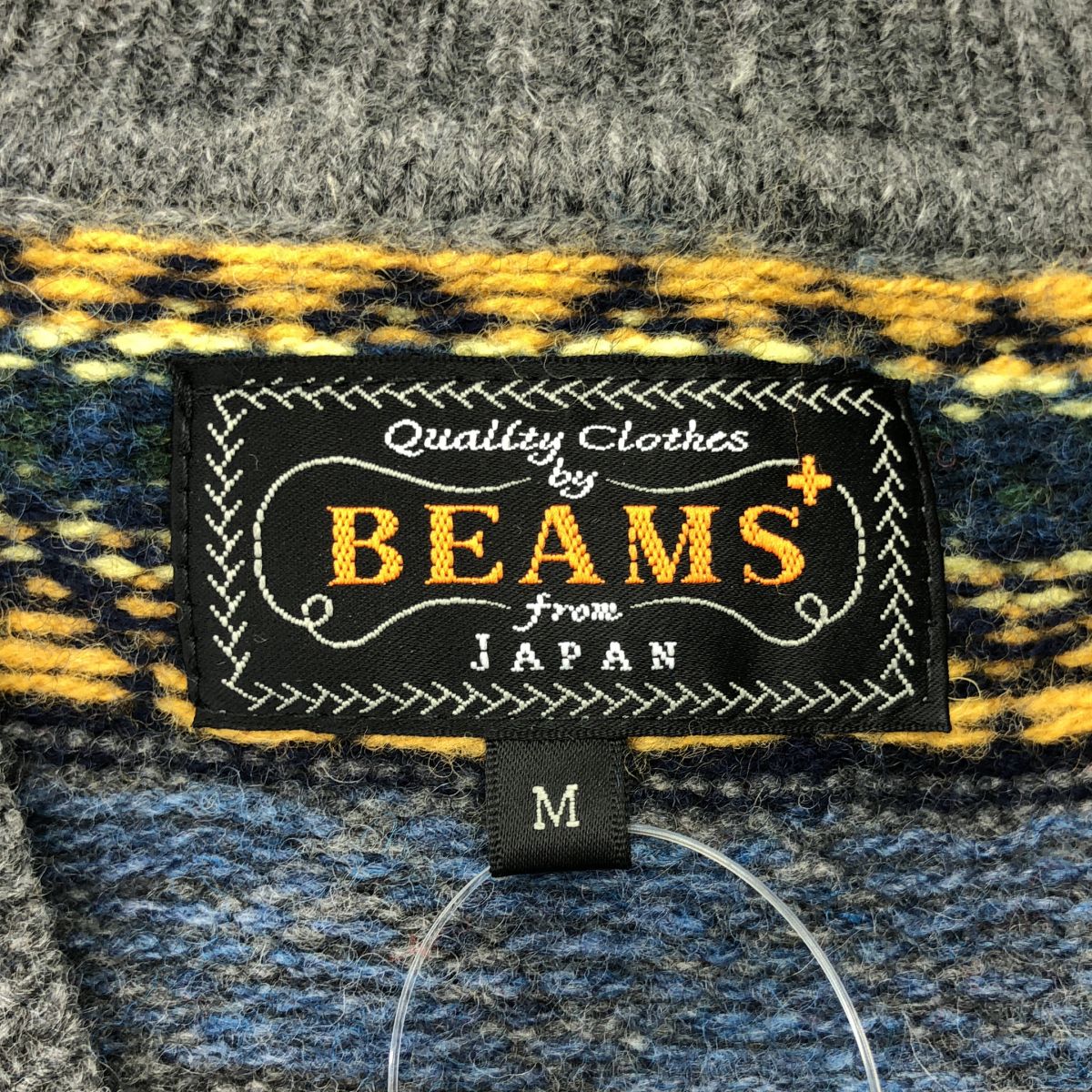 BEAMS PLUS / ビームスプラス | ウール フェアアイル ニットベスト | M 