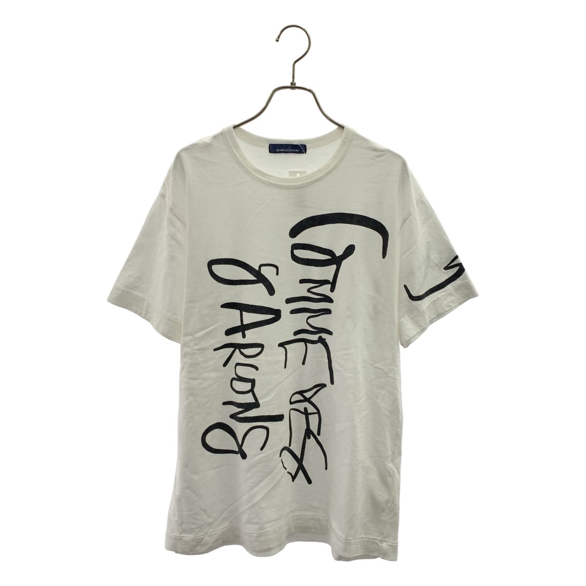 COMME des GARCONS / コムデギャルソン | 2023SS | HAND WRITING Tシャツ | L | ホワイト | レディース COMME des GARCONS / コムデギャルソン | 2023SS | HAND WRITING T