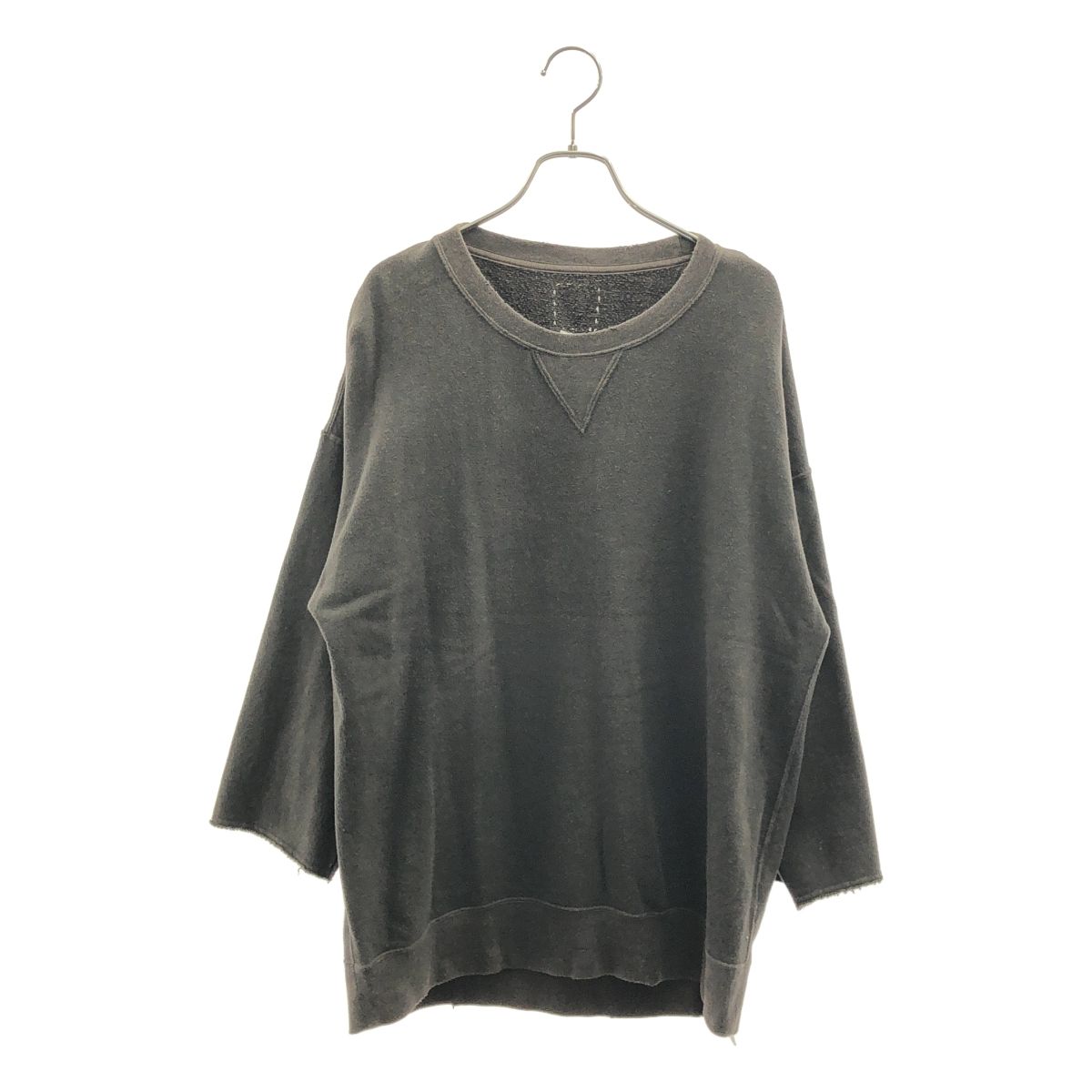 visvim / ビズビム | JUMBO SWEAT 3/4 UNEVEN DYE / ダメージ加工 