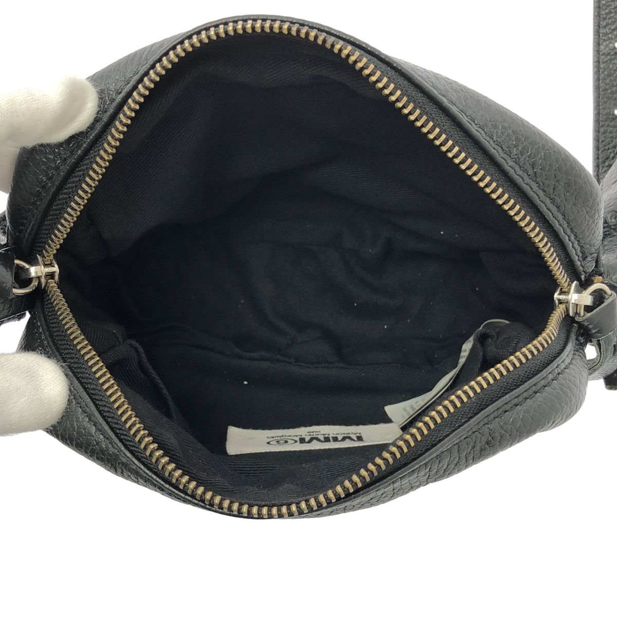 MM6 Maison Margiela / エムエムシックスメゾンマルジェラ | 2014AW | レザーチェーンショルダーバッグ | ブラック | レディース MM6 Maison Margiela / エムエムシックスメゾンマルジェラ | 2014AW