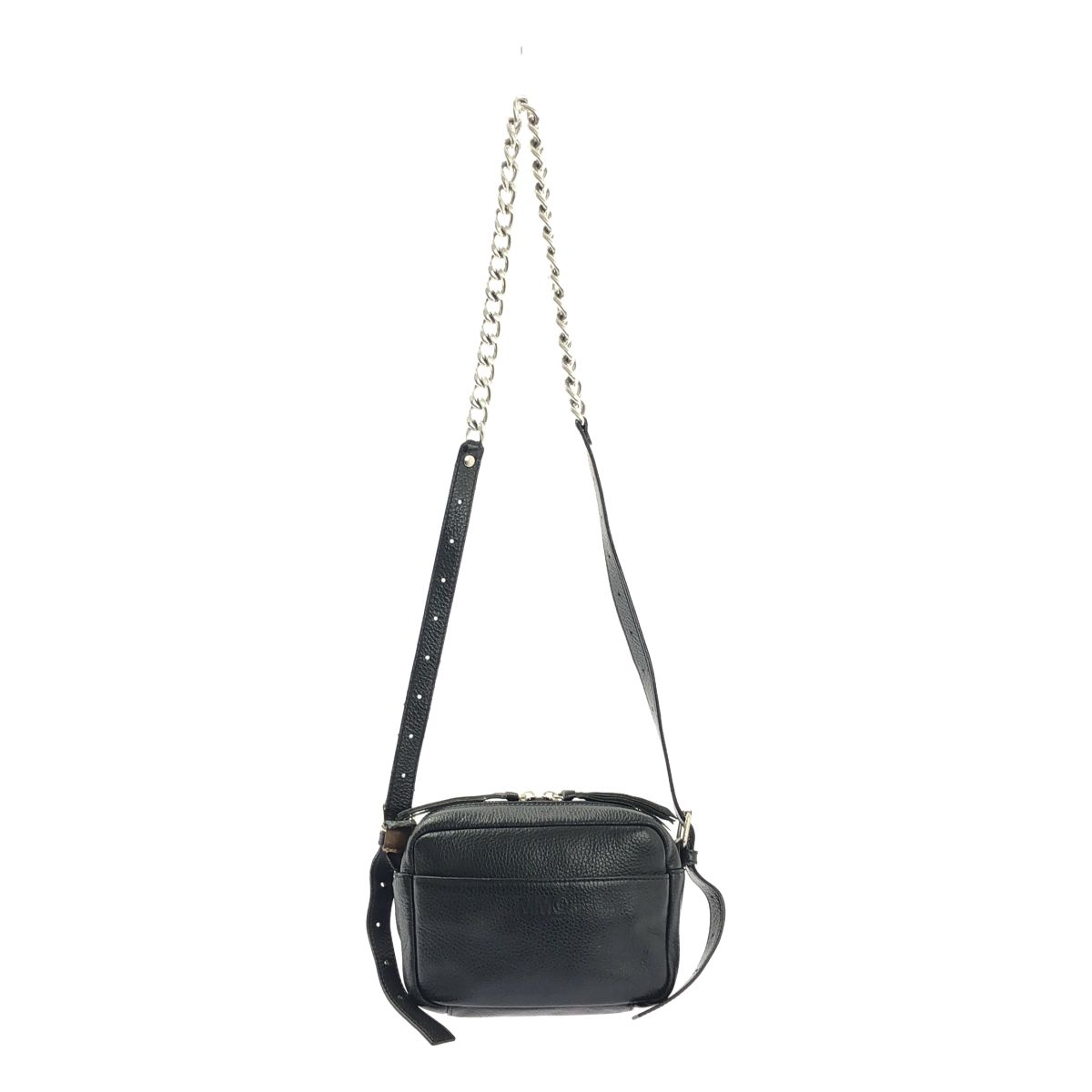 MM6 Maison Margiela / エムエムシックスメゾンマルジェラ | 2014AW | レザーチェーンショルダーバッグ | ブラック | レディース MM6 Maison Margiela / エムエムシックスメゾンマルジェラ | 2014AW