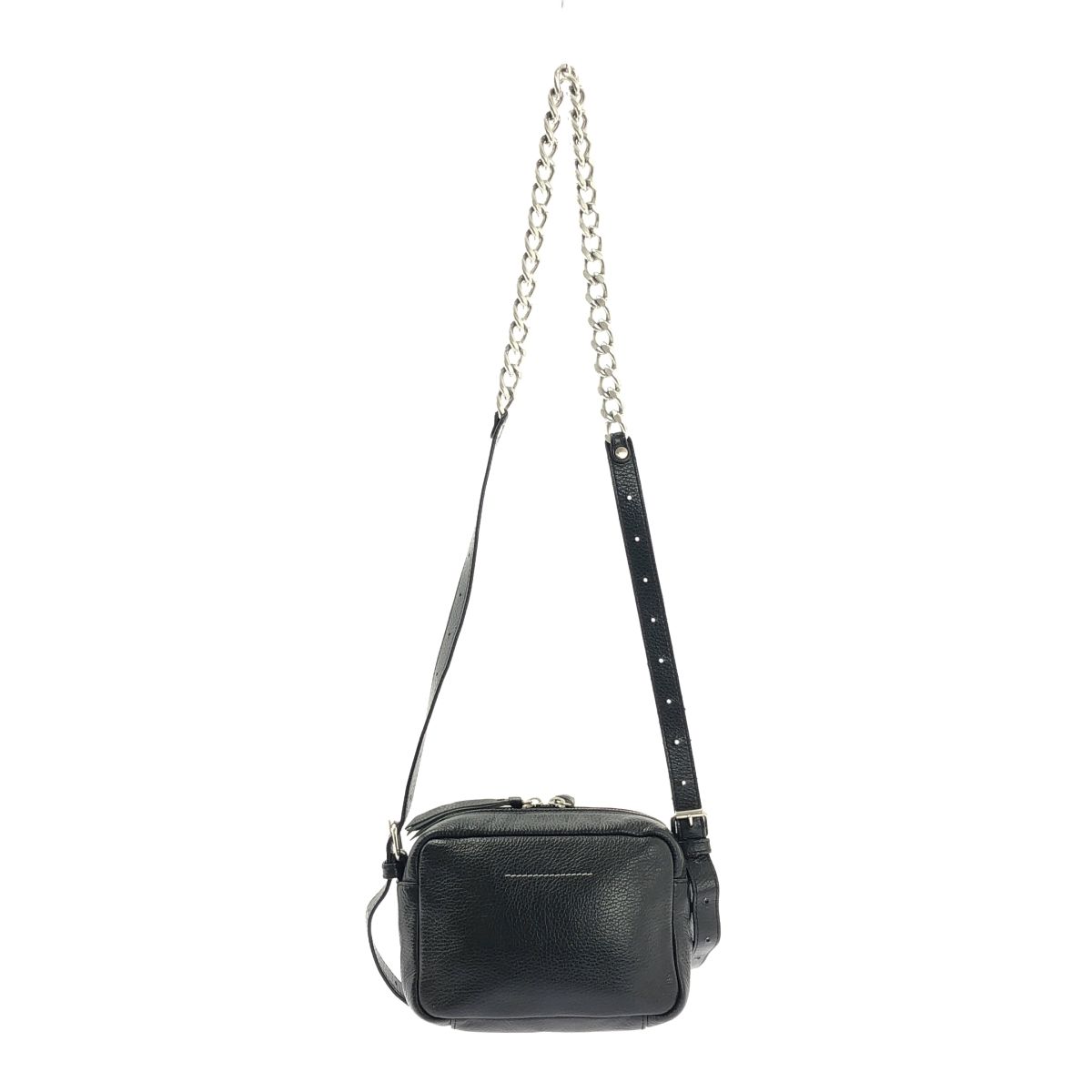 MM6 Maison Margiela / エムエムシックスメゾンマルジェラ | 2014AW | レザーチェーンショルダーバッグ | ブラック | レディース MM6 Maison Margiela / エムエムシックスメゾンマルジェラ | 2014AW