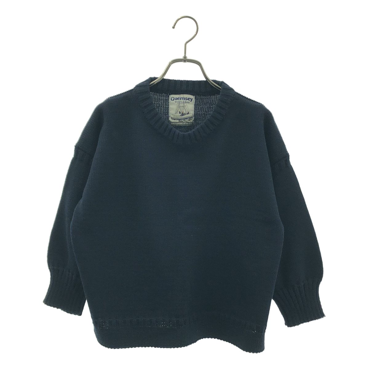 Guernsey WOOLENS / ガンジーウーレンズ | コットン クルーネック 