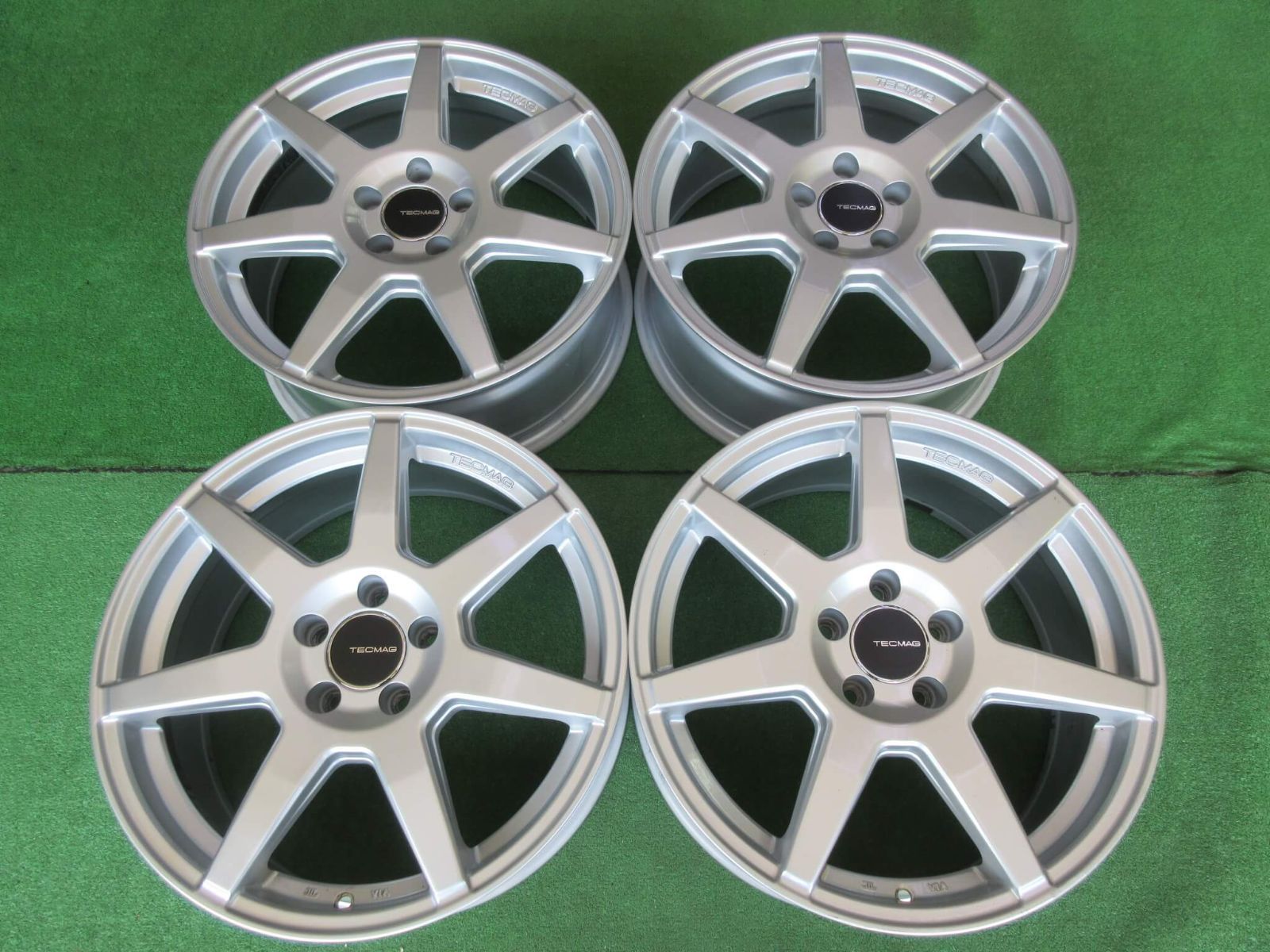 メルセデス用ホイール！ テクマグtype207R 7.5J-18 5H112 +45 純正 