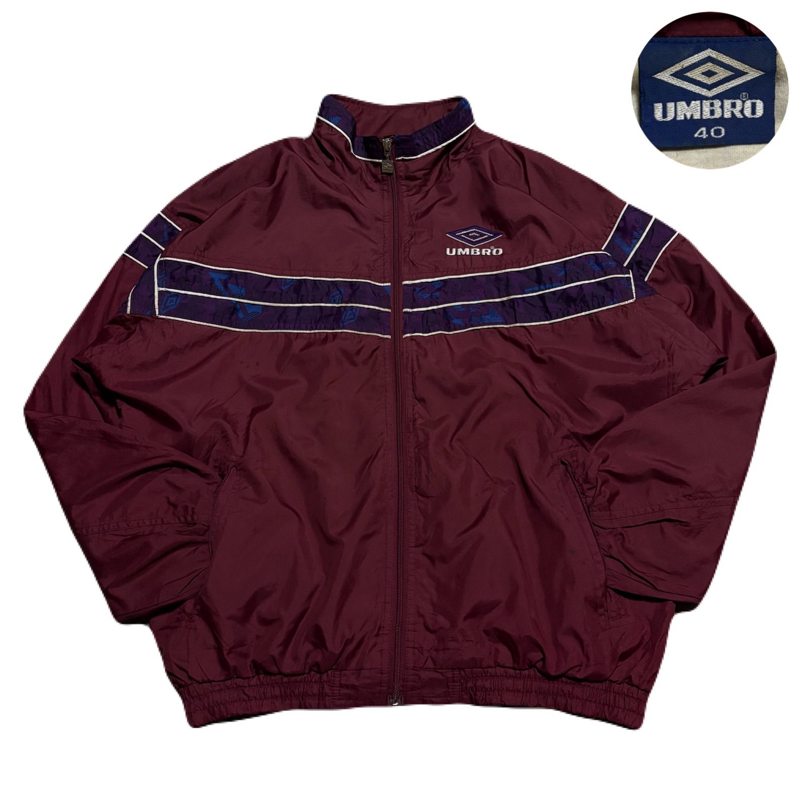 UMBRO アンブロ NylonJacket ナイロンジャケット EmbroideredLogo 刺繍
