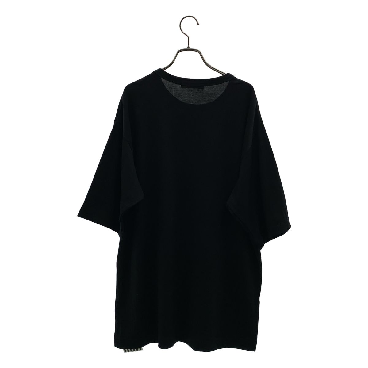 25SS cornier Super140's ウールTシャツ 黒 L CORNIER / コルニエ | Super140's WORSTED WOOL T-SHIRTS / ウール T