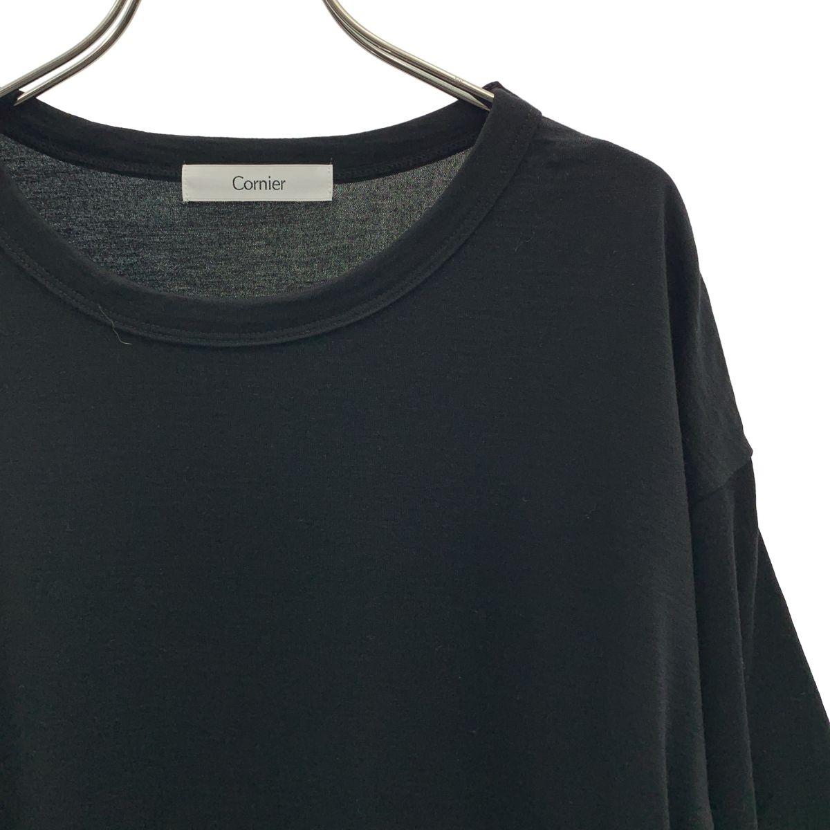 CORNIER / コルニエ | Super140's WORSTED WOOL T-SHIRTS / ウール T