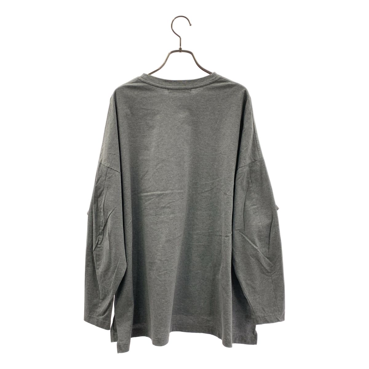 LOHEN / ローヘン | ボキシーラインビックロンT カットソー | F | グレー | レディース LOHEN / ローヘン | ボキシーラインビックロンT カットソー | F