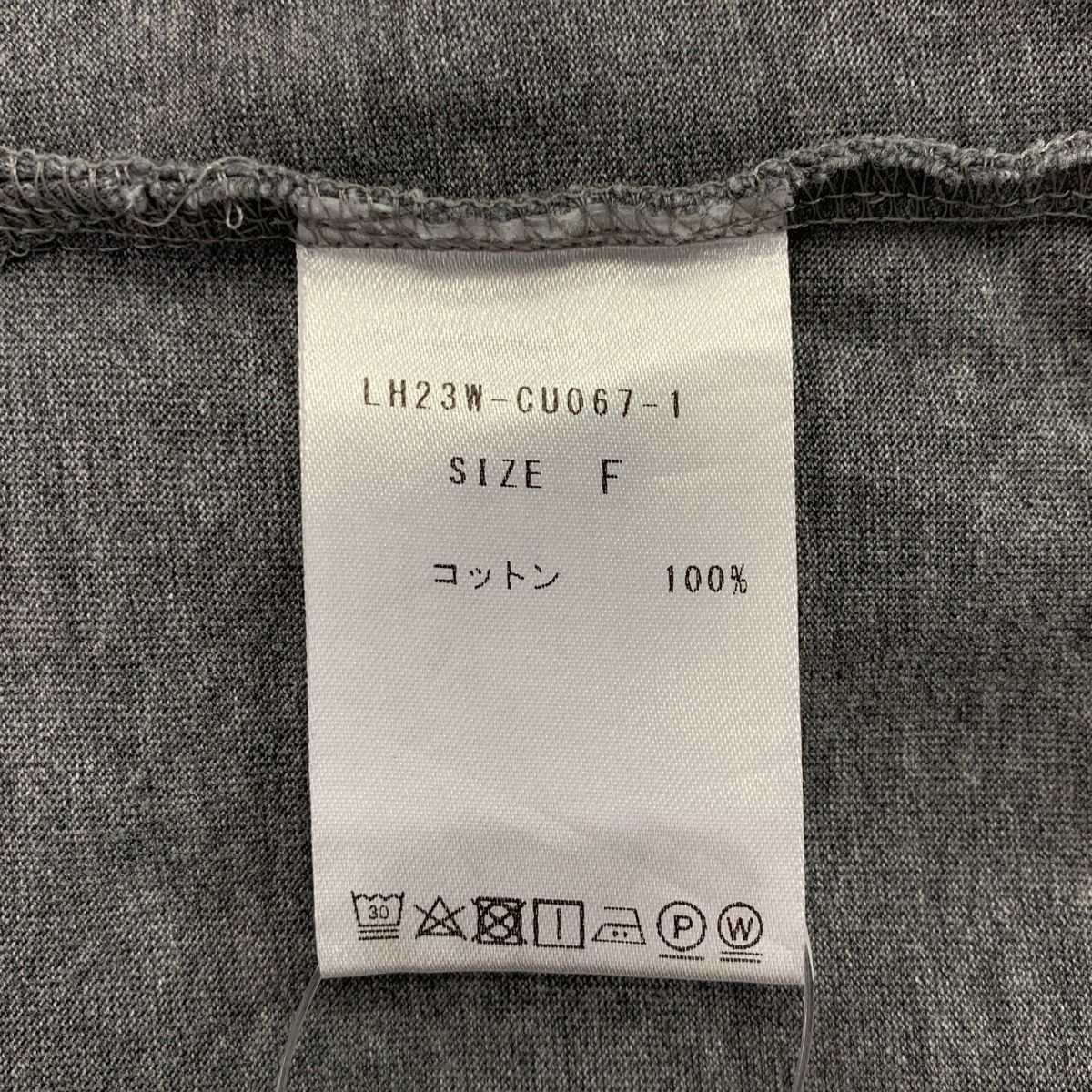 LOHEN / ローヘン | ボキシーラインビックロンT カットソー | F | グレー | レディース 中古・古着通販】LOHEN (ローヘン) ボキシーラインビックロンT グレー