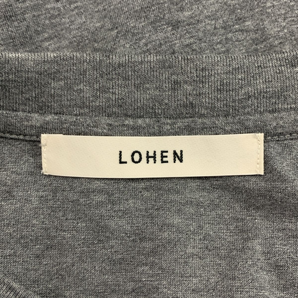 LOHEN / ローヘン | ボキシーラインビックロンT カットソー | F | グレー | レディース 中古・古着通販】LOHEN (ローヘン) ボキシーラインビックロンT グレー