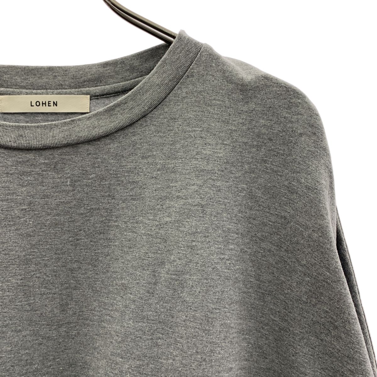 LOHEN / ローヘン | ボキシーラインビックロンT カットソー | F | グレー | レディース 中古・古着通販】LOHEN (ローヘン) ボキシーラインビックロンT グレー
