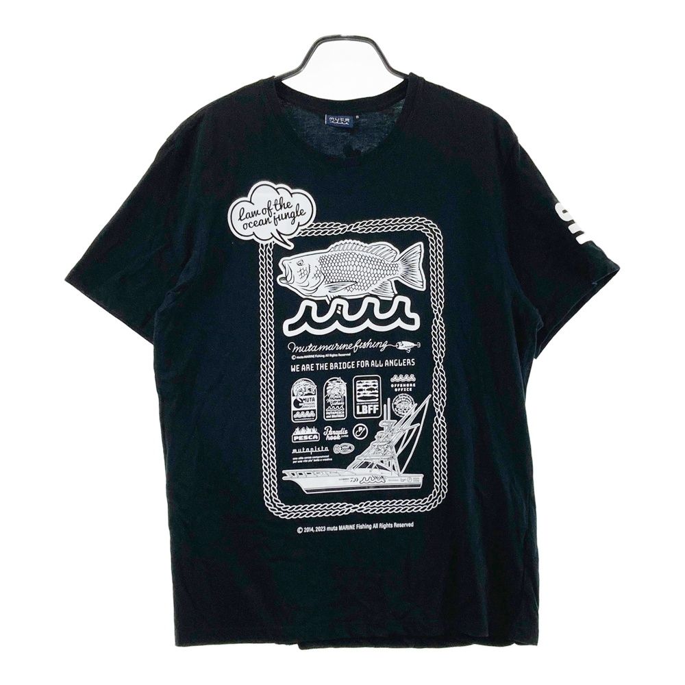 サイズ：8 MUTA MARINE ムータマリン Fishing クルーネック半袖Tシャツ