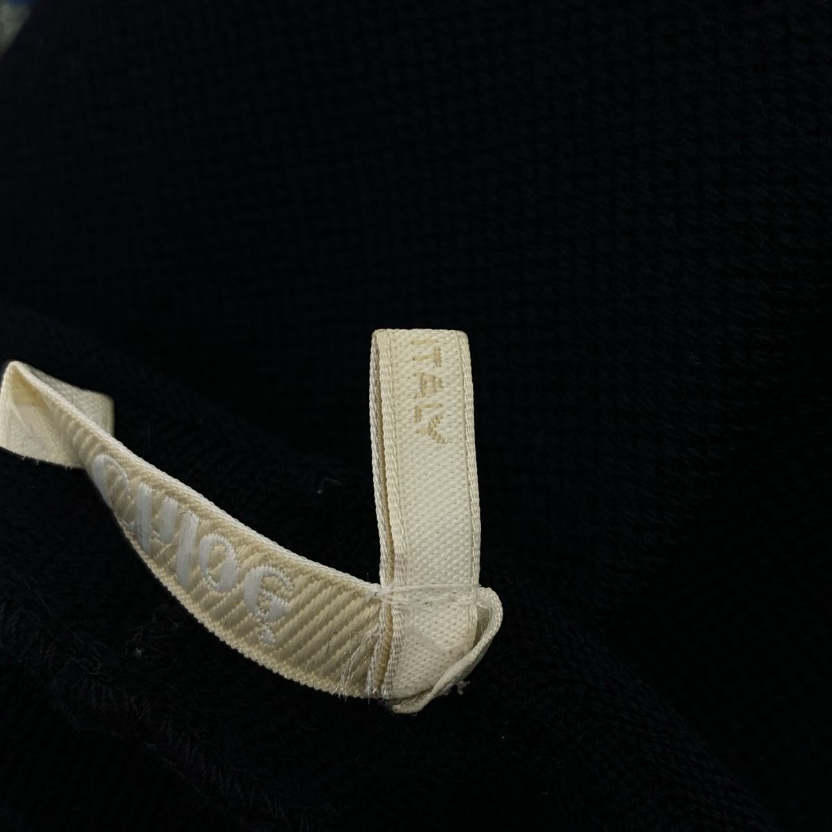 Chloe / クロエ | ウール モヘヤ フラワーモチーフ ニット | XS | ネイビー | レディース Chloe - Chloe / クロエ | ウール モヘヤ フラワーモチーフ ニット