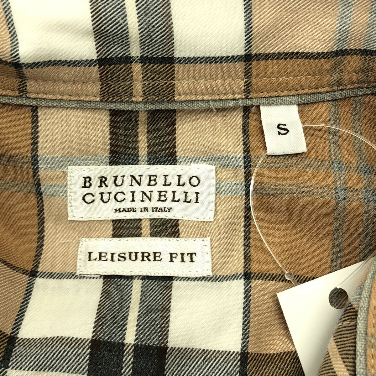 BRUNELLO CUCINELLI / ブルネロクチネリ | LEISURE FIT / チェック