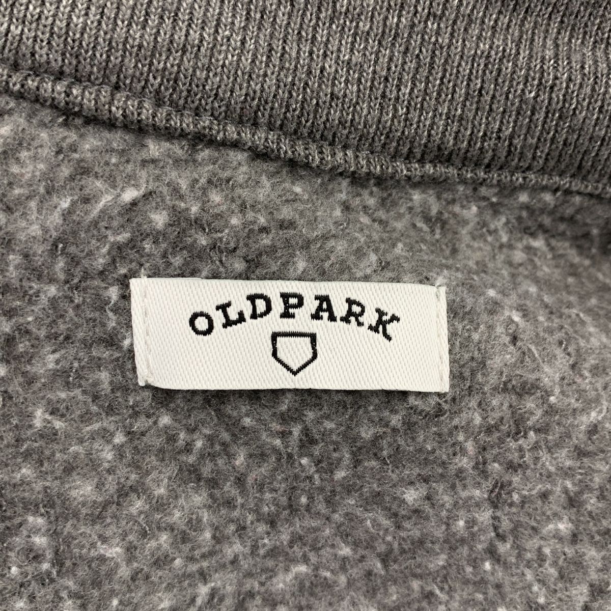 OLD PARK / オールドパーク | 再構築 スウェット コーチジャケット | M | グレー | メンズ OLD PARK / オールドパーク | 再構築 スウェット コーチジャケット | M