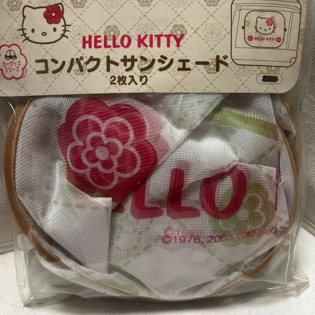 Hello Ｋitty コンパクトサンシェード花?２枚　　Ｖivitix 限定品
