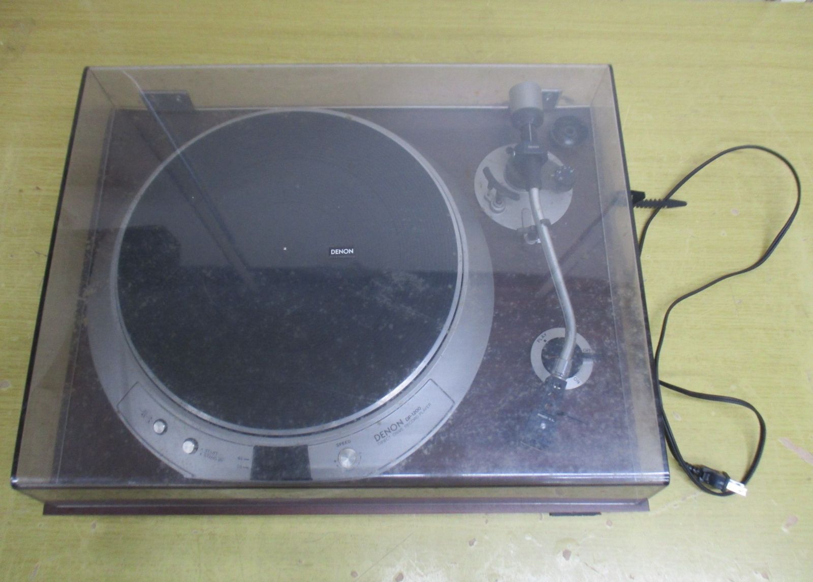 B143 DENON デノン DP-1200 ターンテーブル レコードプレーヤー - メルカリ