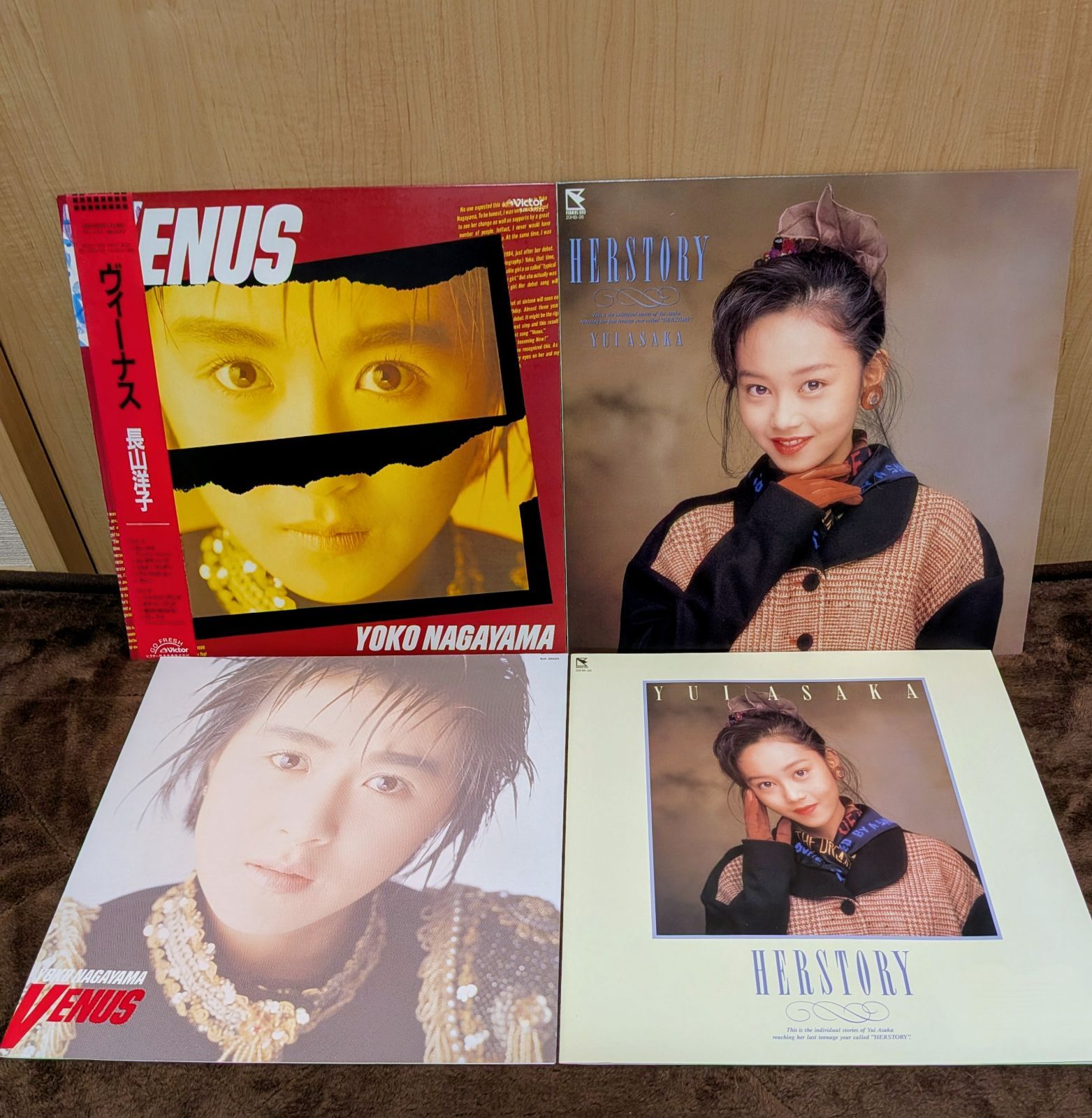 邦楽女性アイドルLPレコード10枚セット／中森明菜、浅香唯、荻野目洋子 