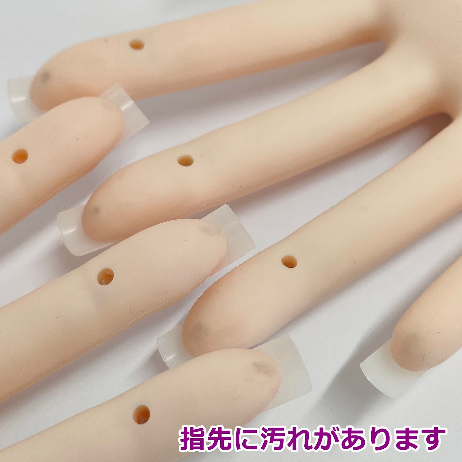 JNEC認定モデルハンド 両手セット 骨折なし ネイリスト技能検定試験用