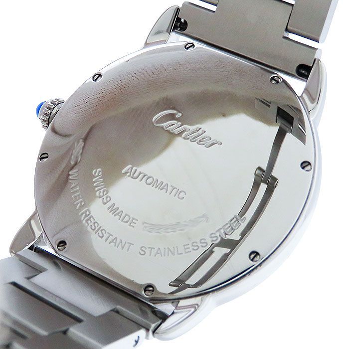 CARTIER カルティエ ロンド ソロ WSRN0023 ブルー文字盤 SS ステンレス