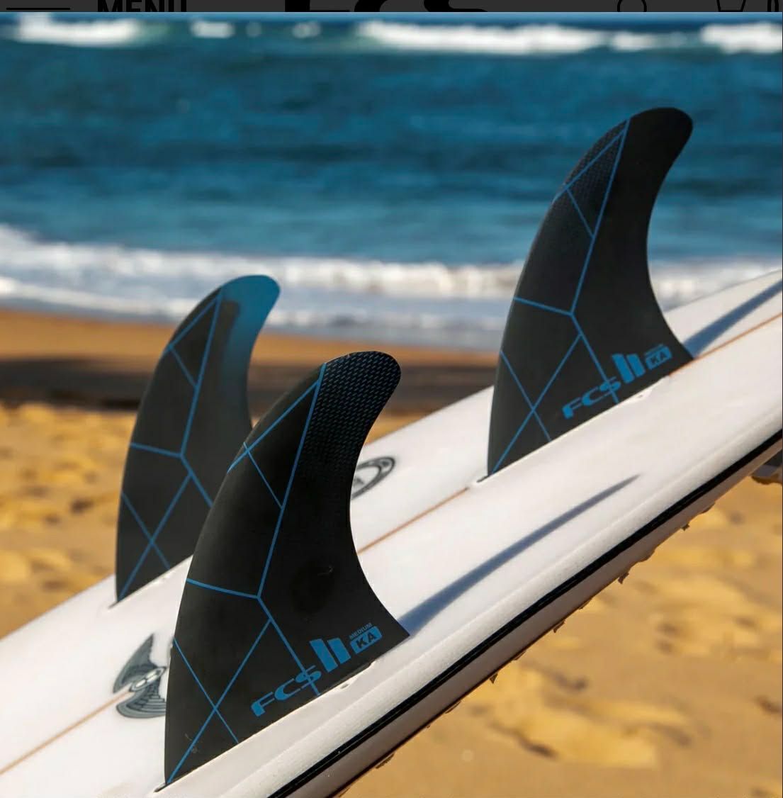 FCS II KOLOHE ANDINO TRI FIN SET Black/Blue MEDIUM - メルカリ