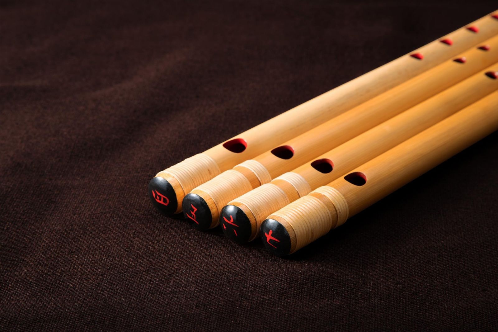 特価セール】Tenshu お囃子 お祭り用 和楽器 篠笛天柊 伝統工芸 (4本