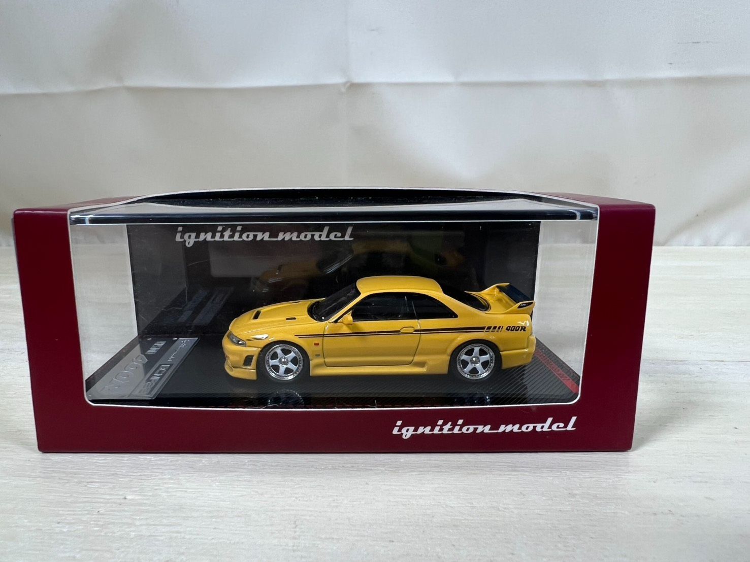 大野45-1-0417]ignitton model 1/64 ニスモ R33 GT-R 400R Yellow