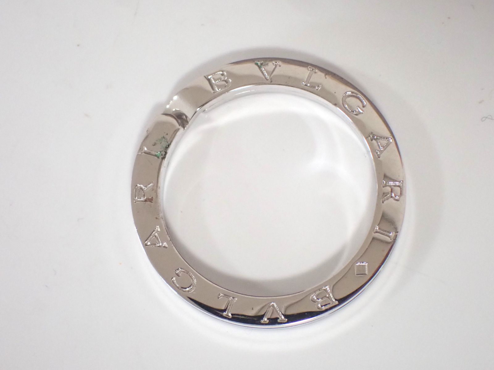 【新品】BVLGARI ブルガリ キーリング シルバー925 ロゴ刻印 定番】BVLGARI ブルガリ キーリング シルバー925 ロゴ刻印 正規品