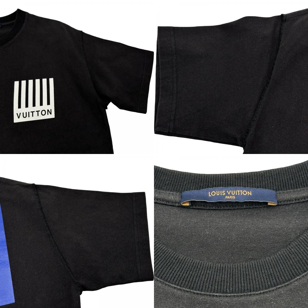 ルイ・ヴィトン LOUIS VUITTON バックフラワーロゴプリント半袖Tシャツ 
