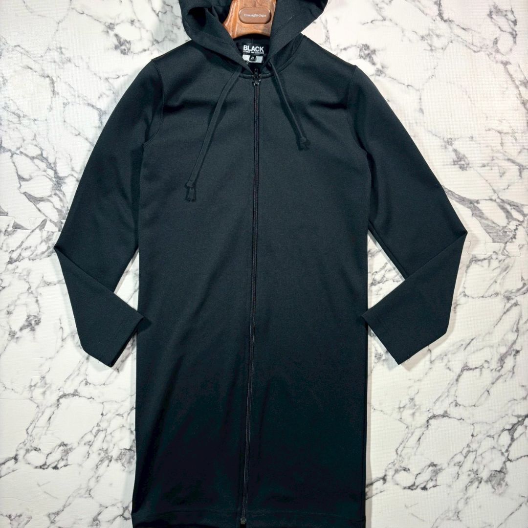 極美品/ロング丈/花柄ロゴ(S)○ブラックコムデギャルソン BLACK COMME