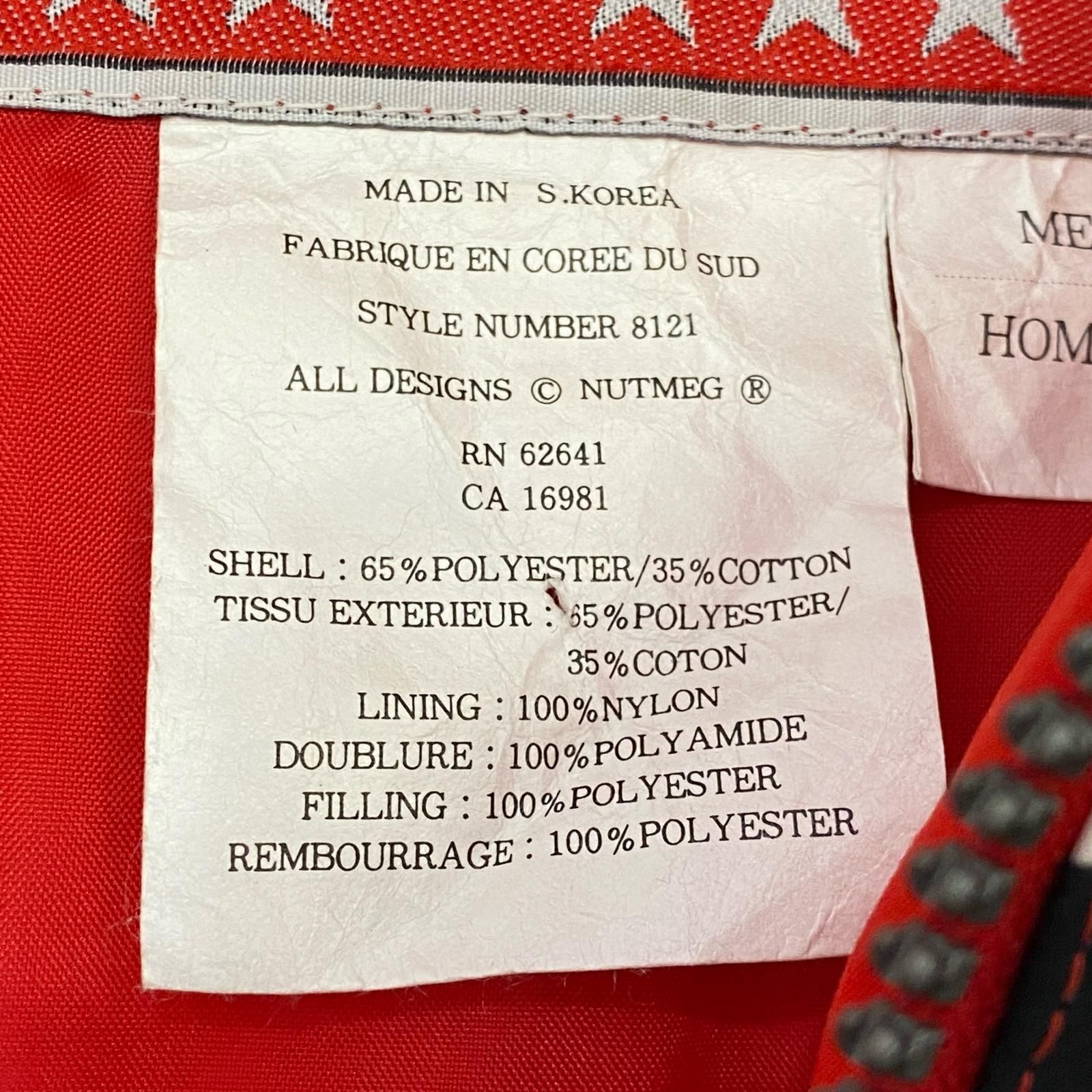 姫路東店】 中古 NUTMEG ナツメグ 中綿ジャケット CHICAGO BULLS