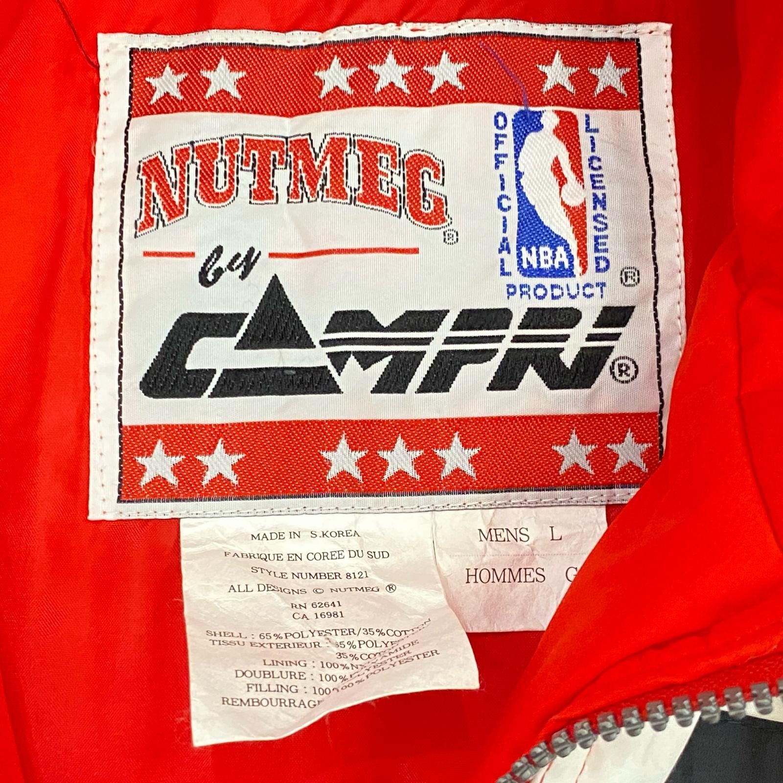 姫路東店】 中古 NUTMEG ナツメグ 中綿ジャケット CHICAGO BULLS